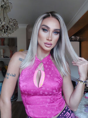 PAULA SARIŞIN OMBRELİ DANTEL PERUK ÜNİTESİ