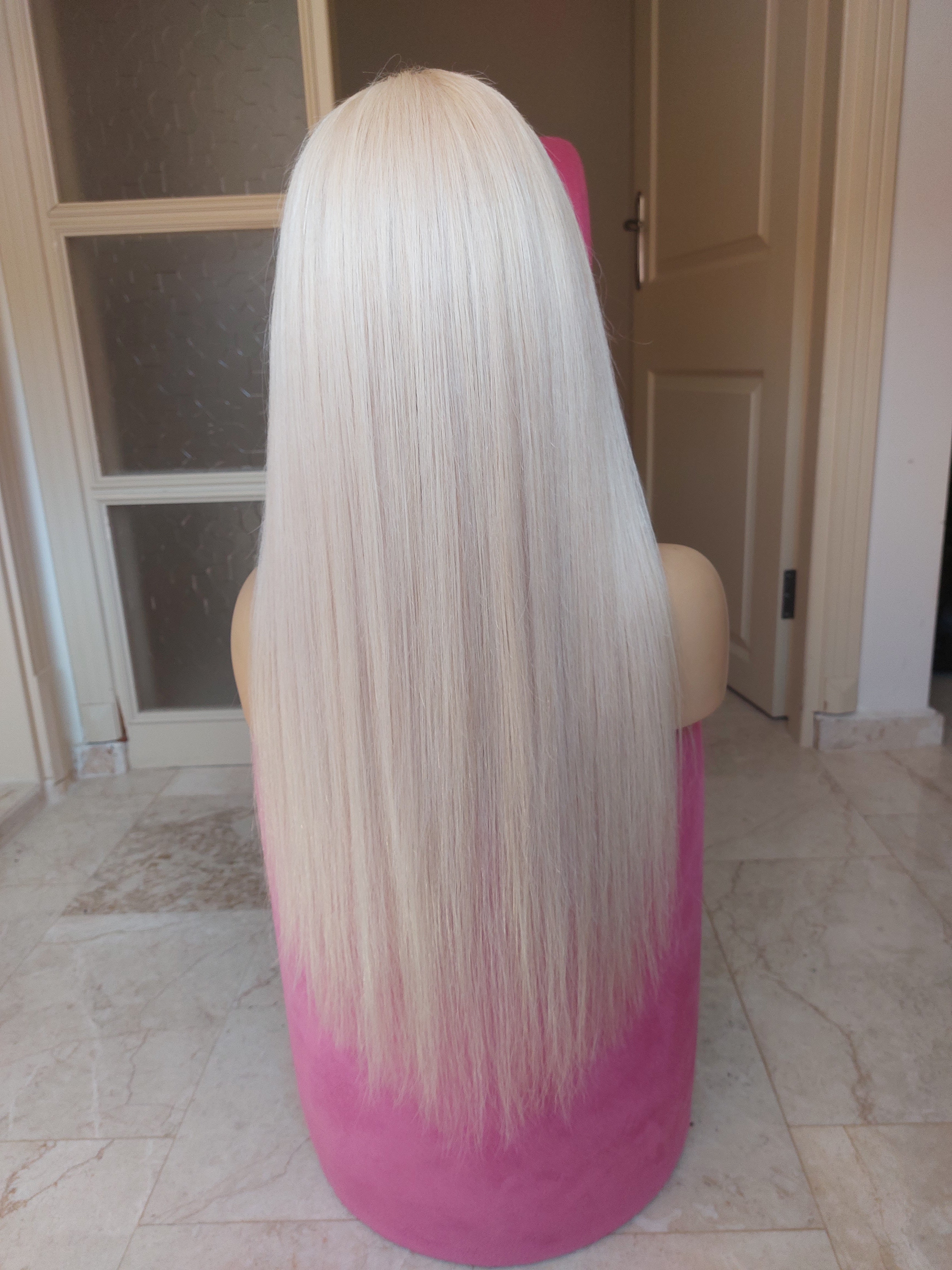BARBIE PLATİN SARIŞIN DANTEL PERUK ÜNİTESİ