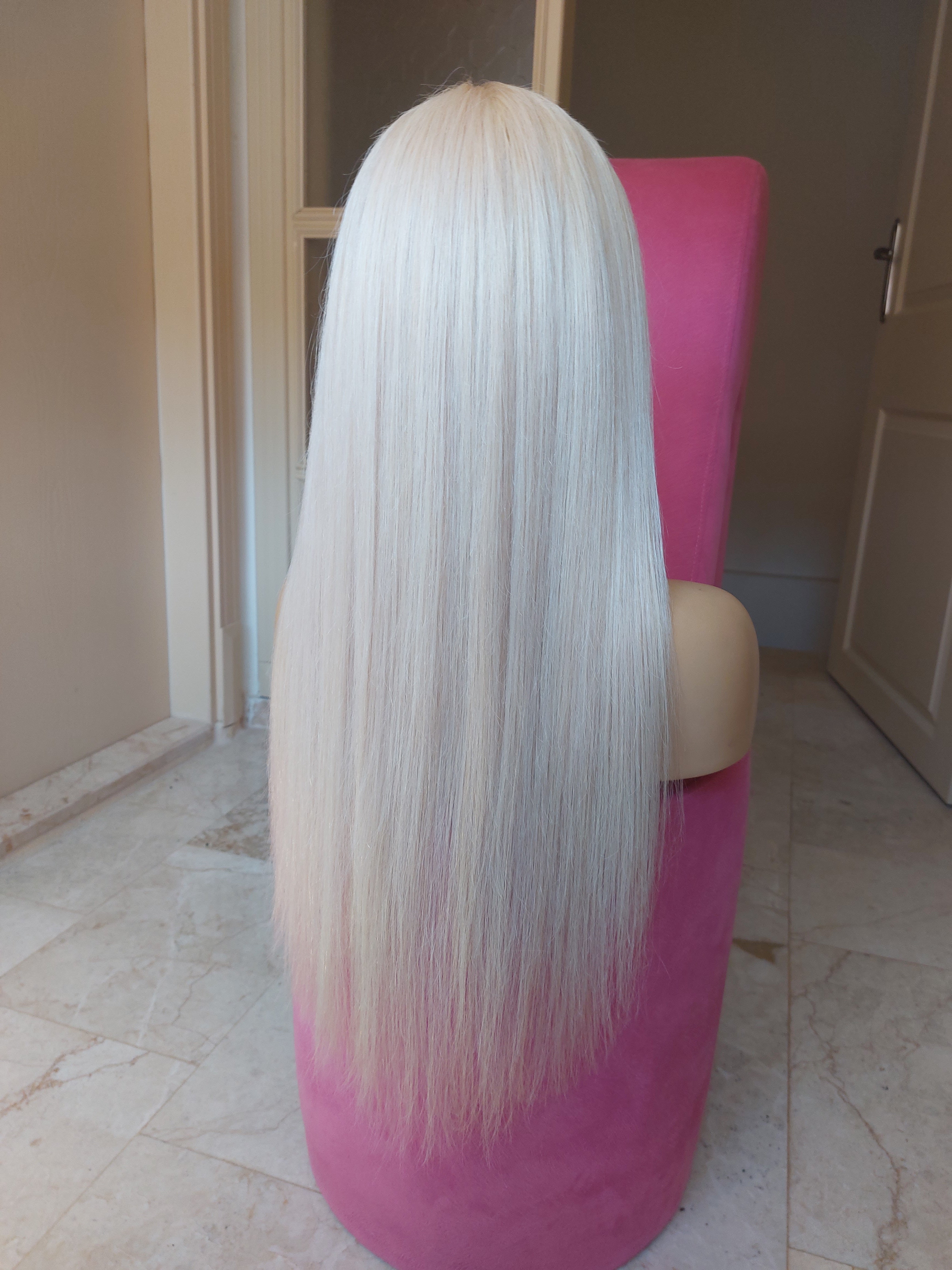 BARBIE PLATİN SARIŞIN DANTEL PERUK ÜNİTESİ
