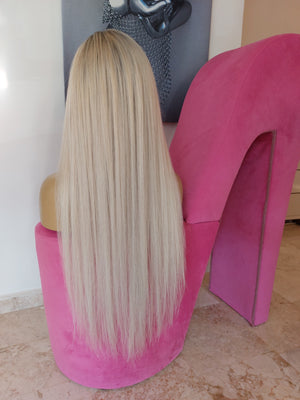 GLAM ROSE BUZ SARIŞIN DANTEL PERUK ÜNİTESİ
