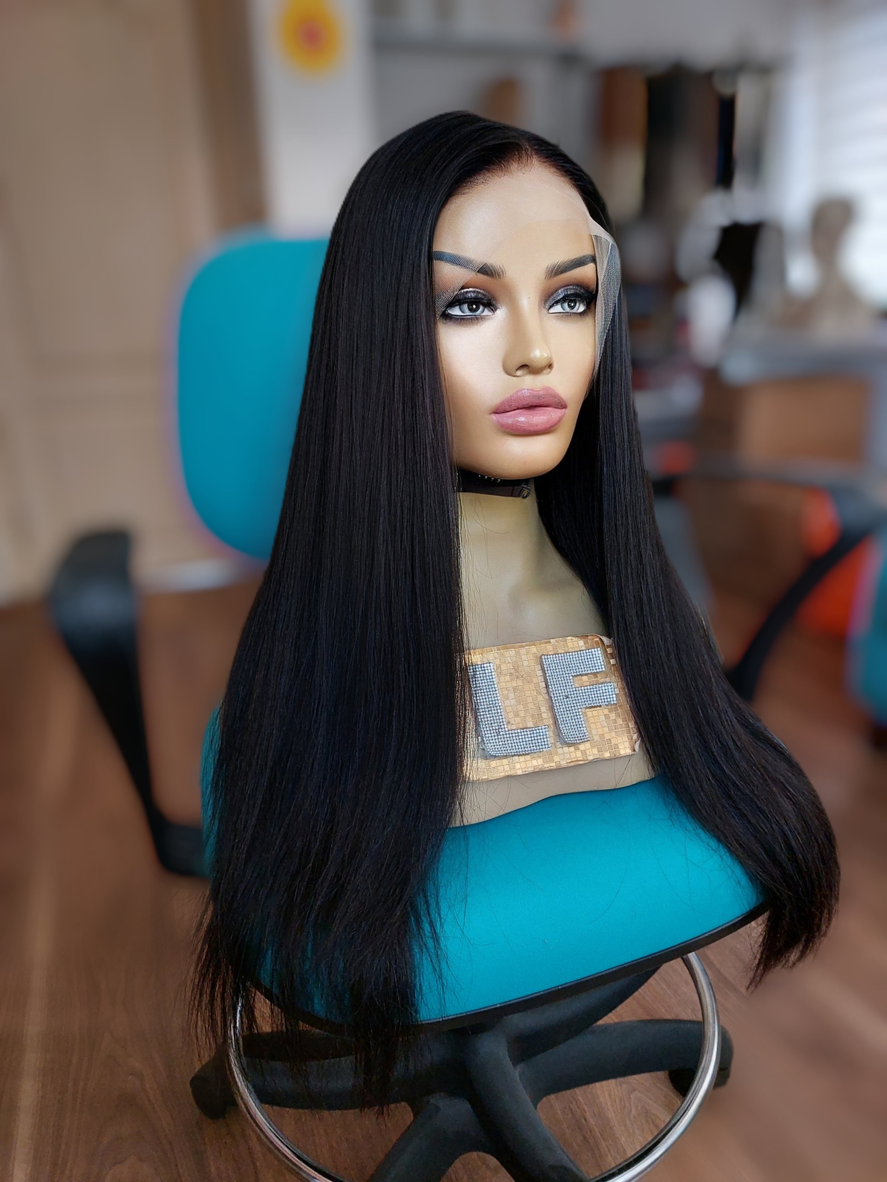 ANABELLA KOYU KAHVE  DANTEL PERUK ÜNİTESİ