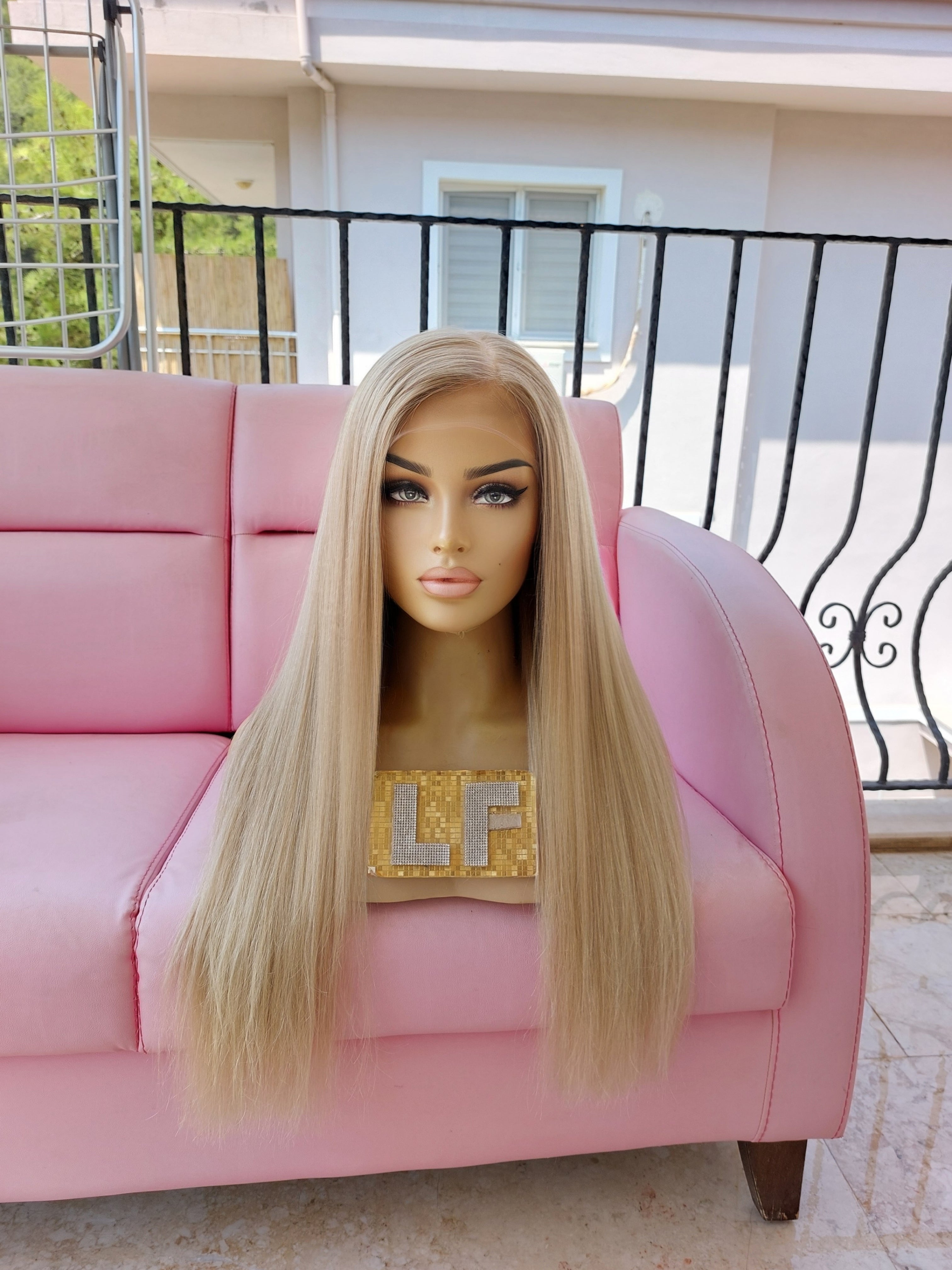 LONI KARAMEL SARIŞIN DANTEL PERUK ÜNİTESİ