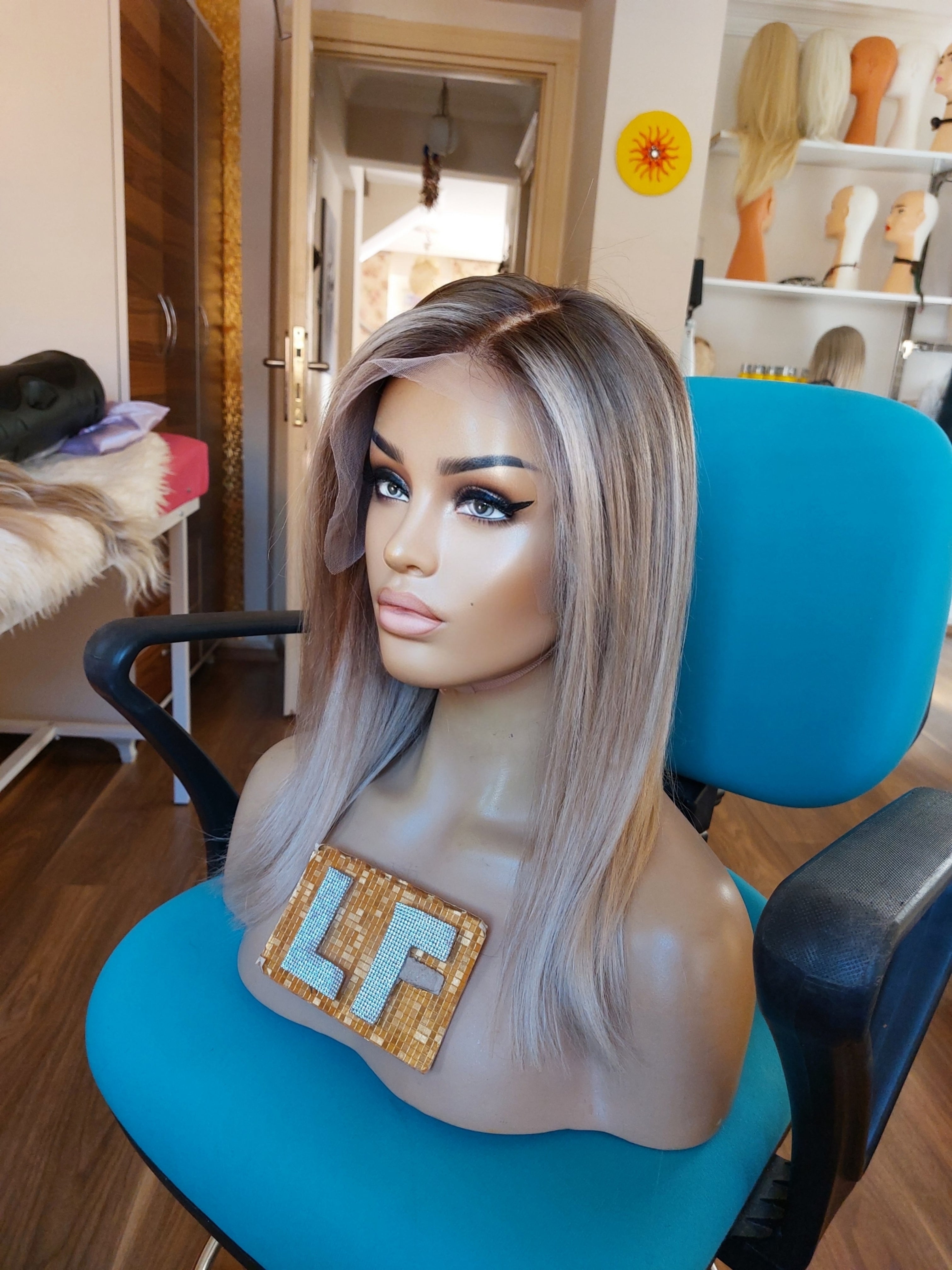 PAULA SARIŞIN OMBRELİ DANTEL PERUK ÜNİTESİ