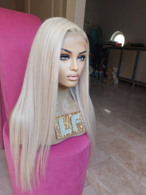BARBIE PLATİN SARIŞIN DANTEL PERUK ÜNİTESİ