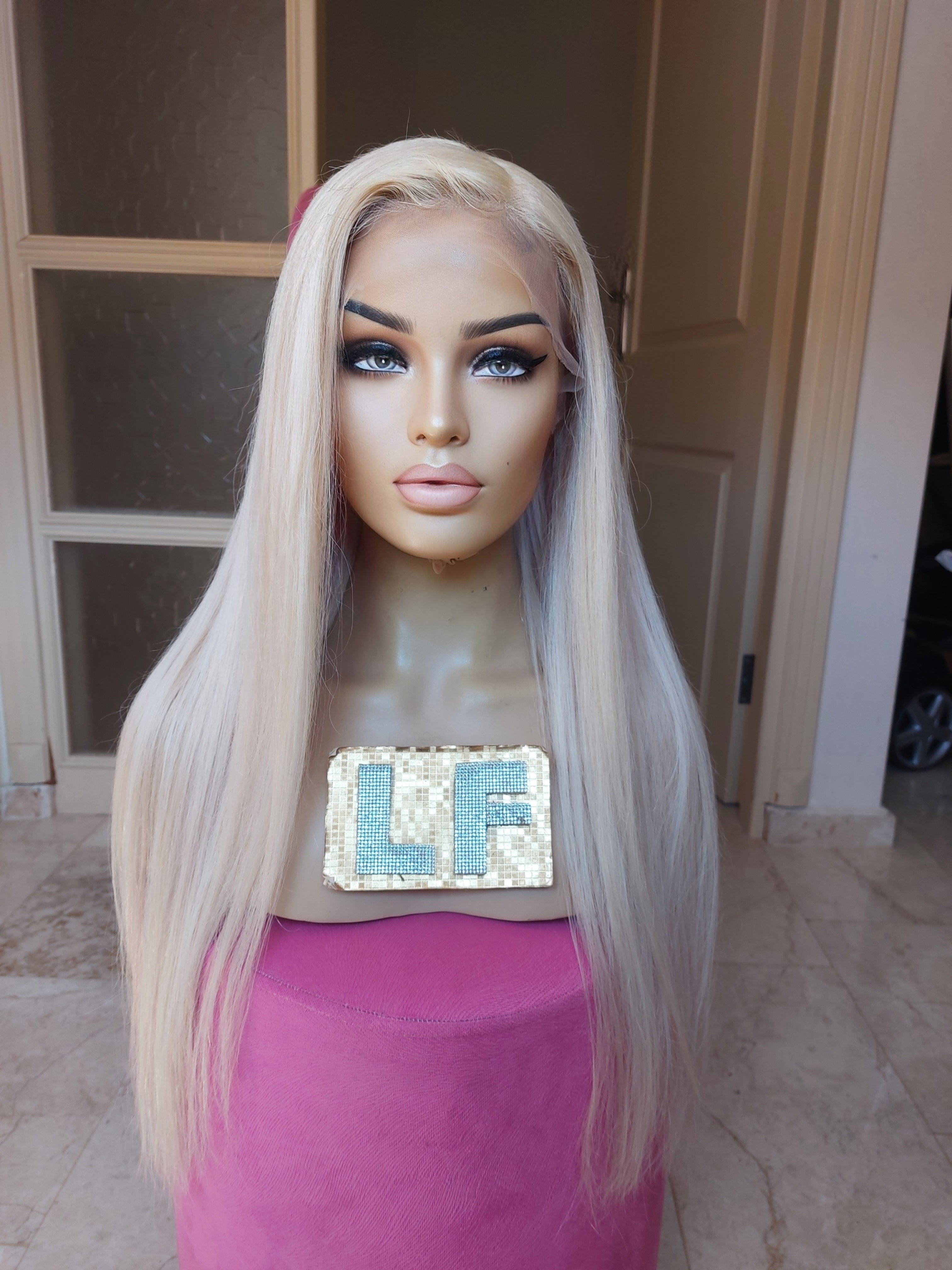 BARBIE PLATİN SARIŞIN DANTEL PERUK ÜNİTESİ