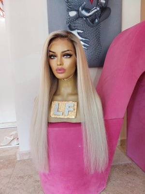 GLAM ROSE BUZ SARIŞIN DANTEL PERUK ÜNİTESİ