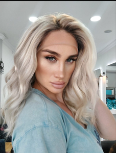 LEONA BUZ SARIŞIN DANTEL PERUK ÜNİTESİ