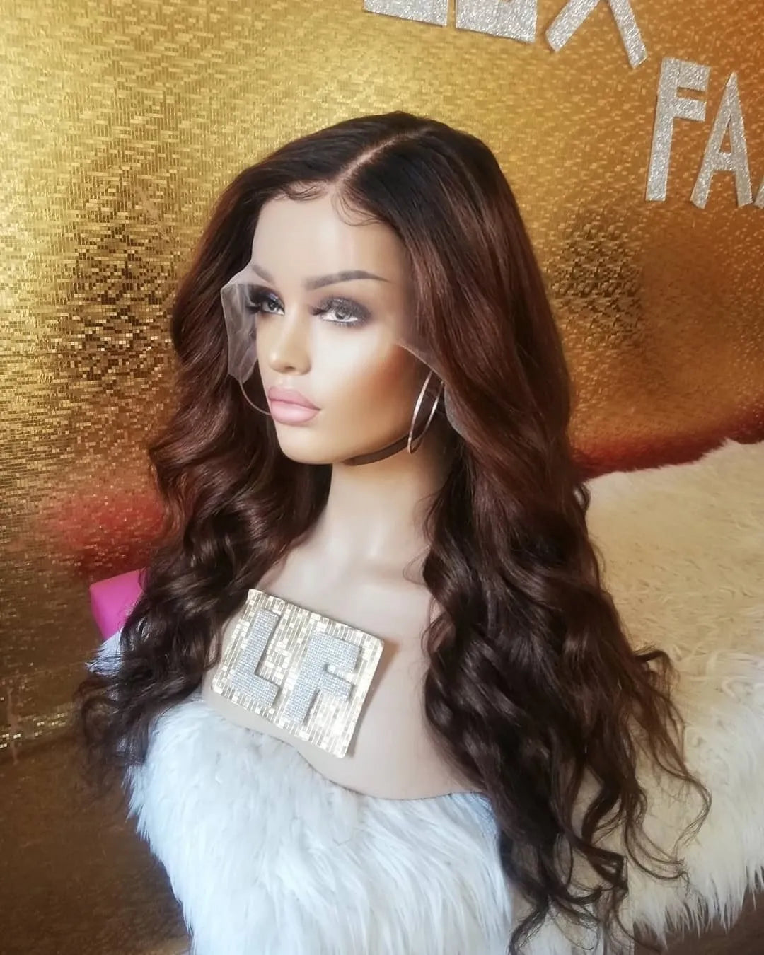 NELLY ÇİKOLATA KAHVE DANTEL PERUK ÜNİTESİ