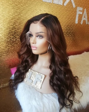 NELLY ÇİKOLATA KAHVE DANTEL PERUK ÜNİTESİ