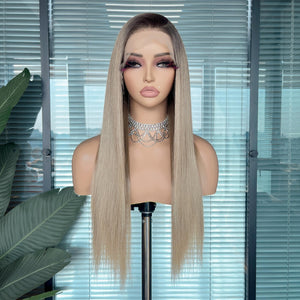BELINDA SARIŞIN OMBRELİ PROTEIN FIBER SENTETİK DANTEL PERUK ÜNİTESİ