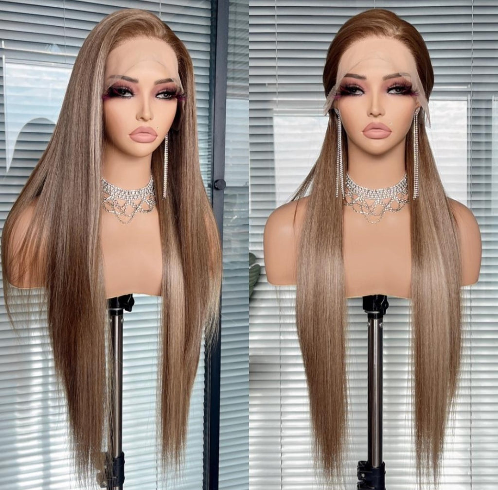 SUZANNA KUMRAL SARIŞIN PROTEIN FIBER SENTETİK DANTEL PERUK ÜNİTESİ