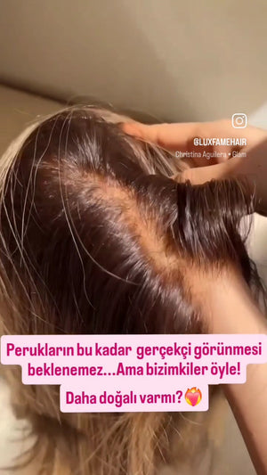 LUISA KUMRAL OMBRELİ DANTEL PERUK ÜNİTESİ
