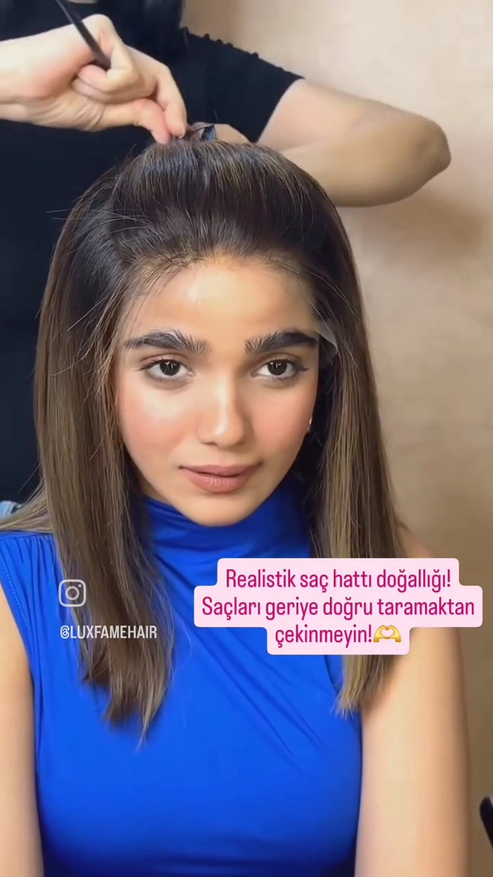 LUISA KUMRAL OMBRELİ DANTEL PERUK ÜNİTESİ