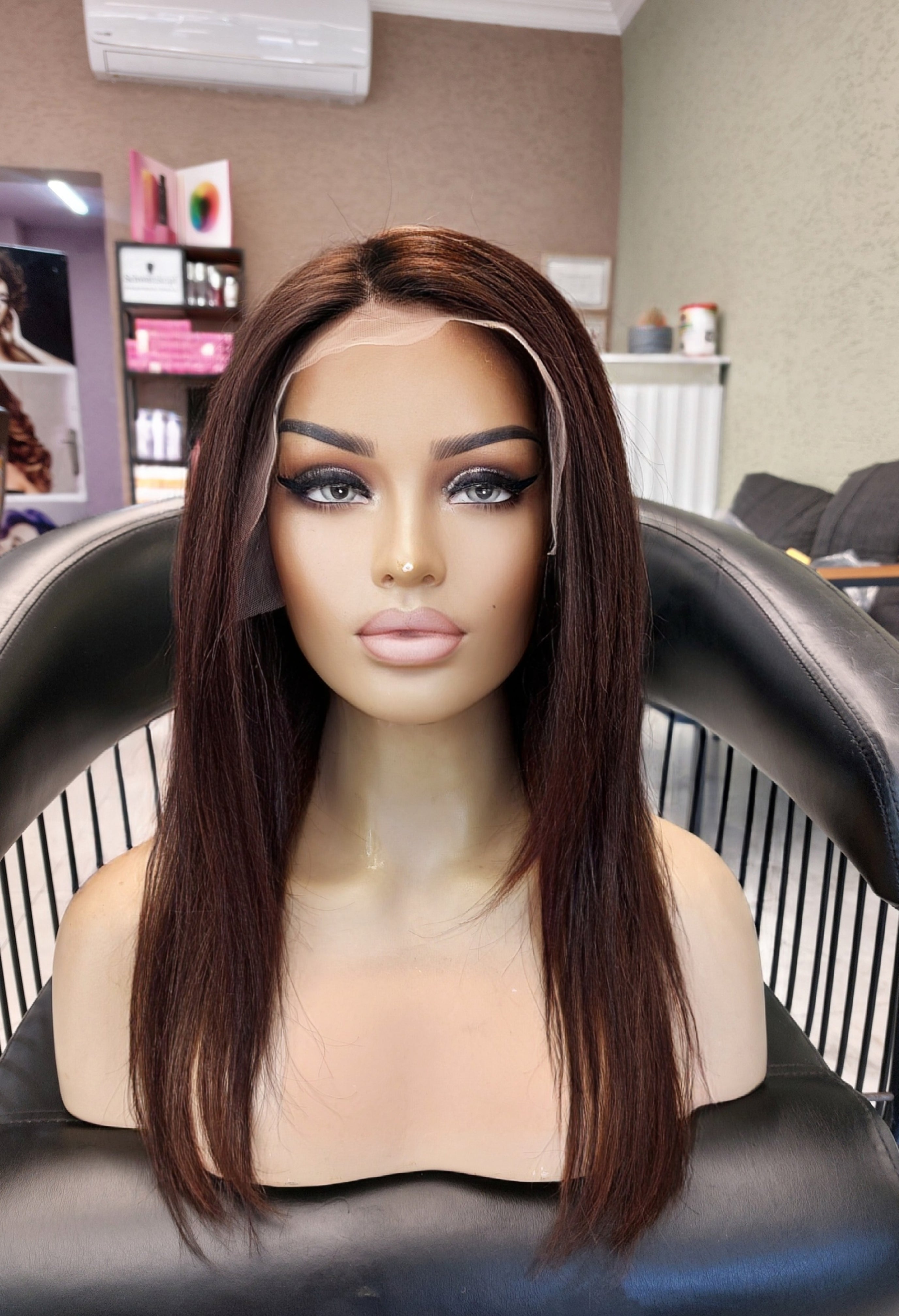 BETHY ÇİKOLATA KAHVE DANTEL PERUK ÜNİTESİ