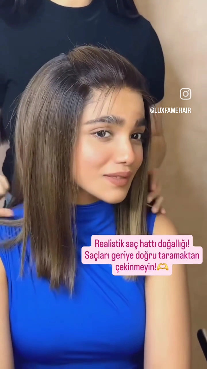 LUISA KUMRAL OMBRELİ DANTEL PERUK ÜNİTESİ