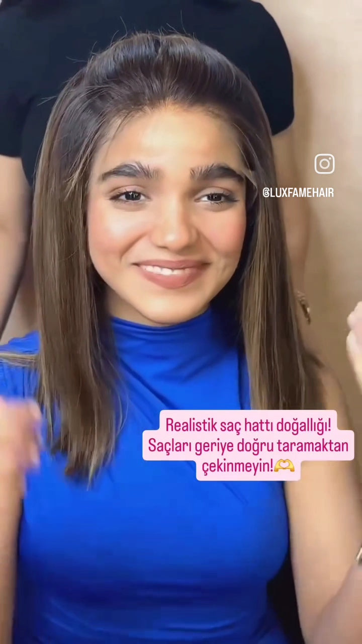 LUISA KUMRAL OMBRELİ DANTEL PERUK ÜNİTESİ