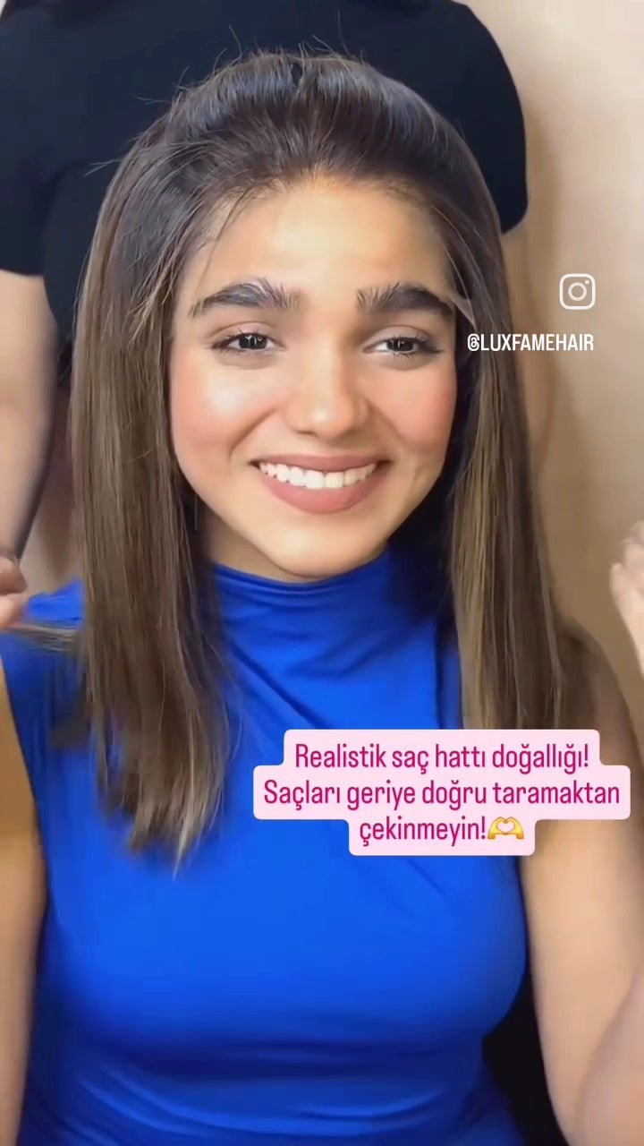 LUISA KUMRAL OMBRELİ DANTEL PERUK ÜNİTESİ