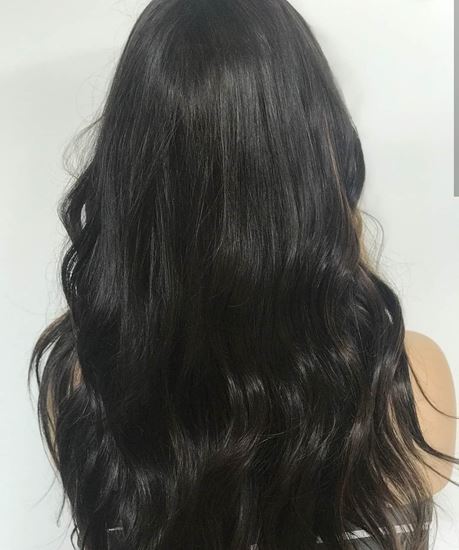 SERENA KOYU KAHVE IŞILTILI DANTEL PERUK ÜNİTESİ