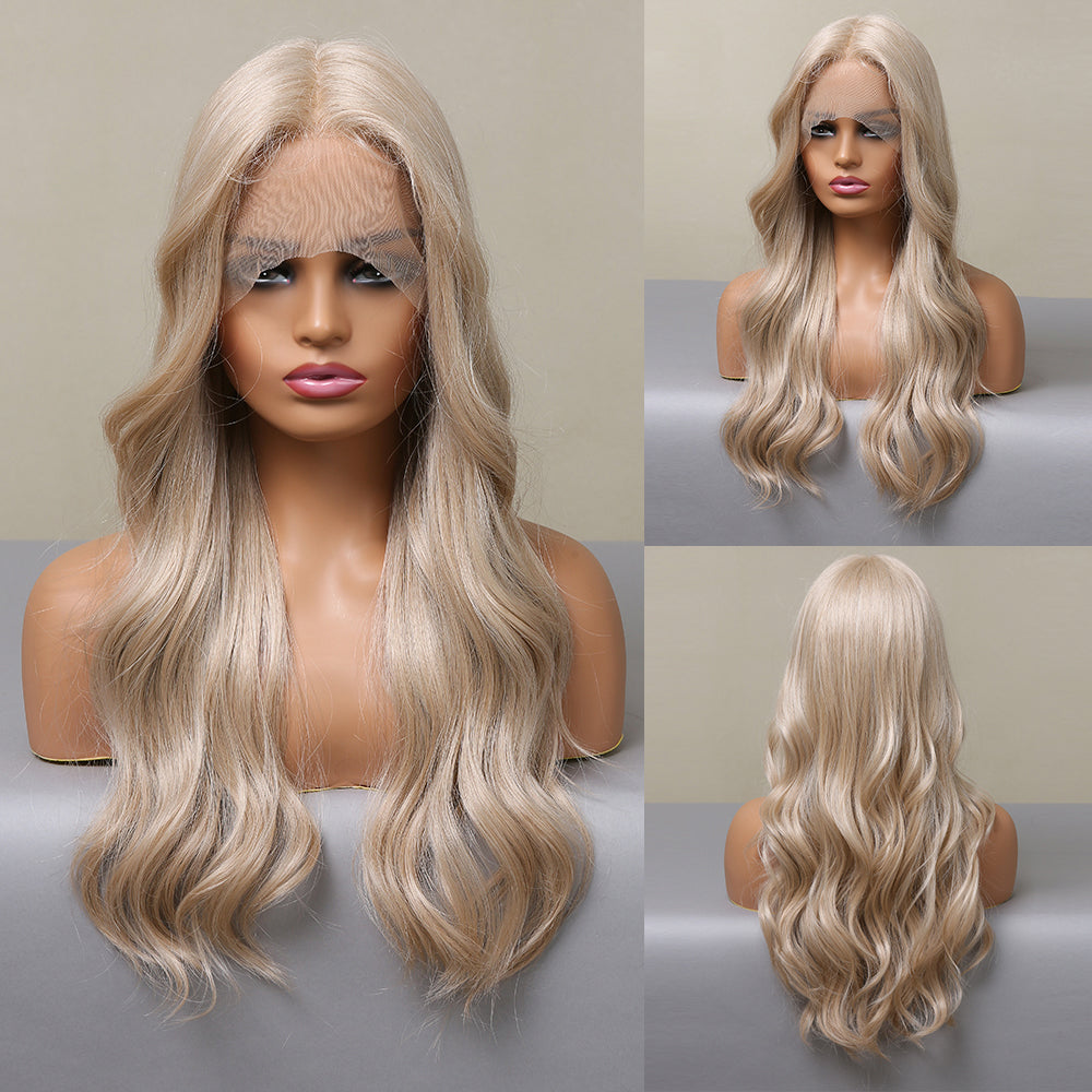 BARBIE BEBEK SARIŞIN DALGALI PROTEİN FİBER SENTETİK DANTEL PERUK