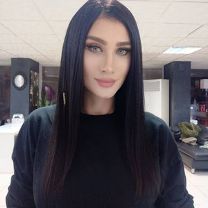 SANDALFON NATUREL RENK DANTEL PERUK ÜNİTESİ