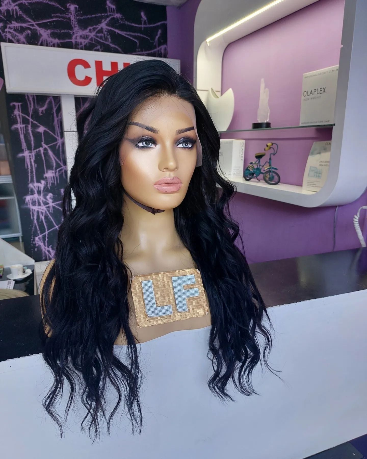 LUISA SİYAH BODY WAVE DALGA DANTEL PERUK ÜNİTESİ