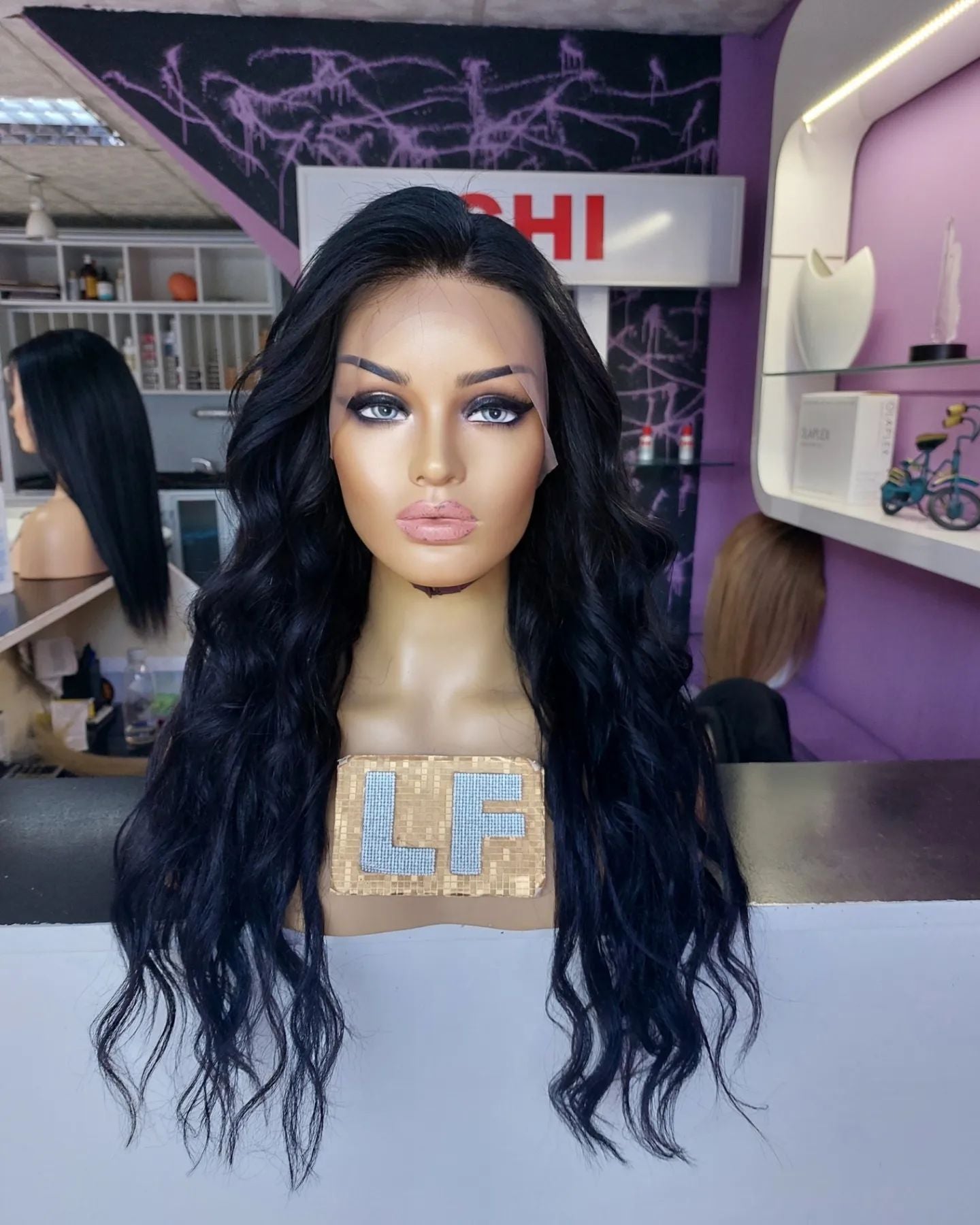 LUISA SİYAH BODY WAVE DALGA DANTEL PERUK ÜNİTESİ