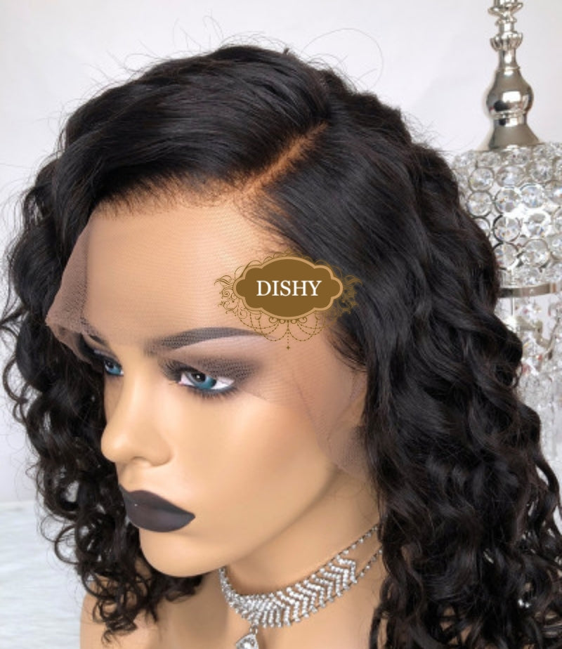 DEBBY SİYAH KIVIRCIK DANTEL PERUK ÜNİTESİ