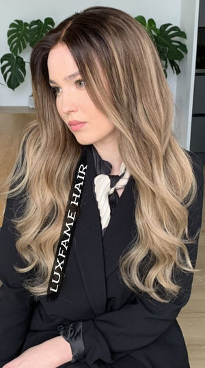 FREYA SARIŞIN OMBRELİ DANTEL PERUK ÜNİTESİ