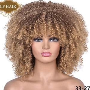 JONRENAU AFRO KAKÜLLÜ FİBER SENTETİK PERUK