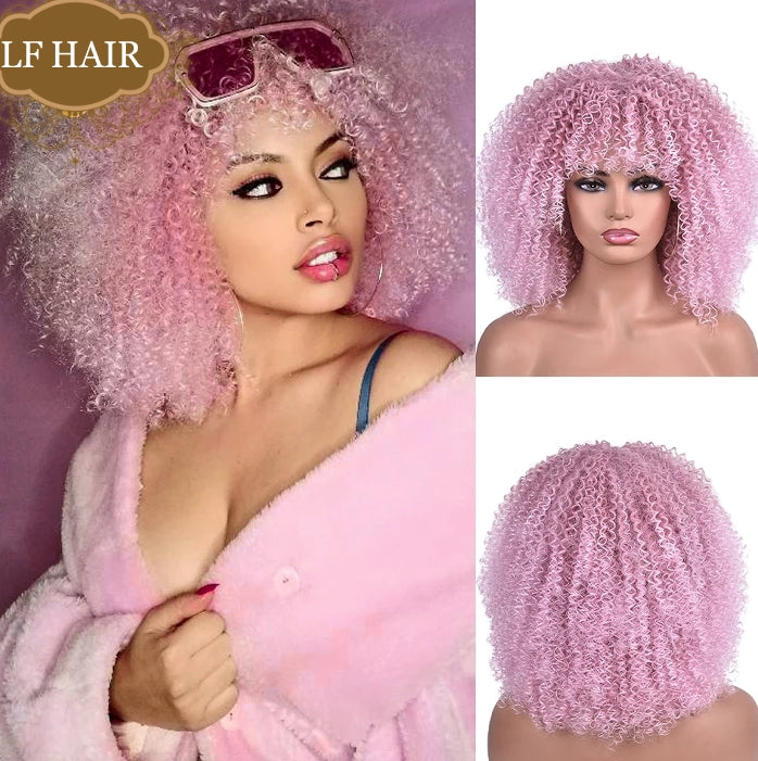 JONRENAU AFRO KAKÜLLÜ FİBER SENTETİK PERUK