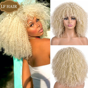 JONRENAU AFRO KAKÜLLÜ FİBER SENTETİK PERUK