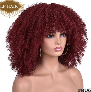 JONRENAU AFRO KAKÜLLÜ FİBER SENTETİK PERUK