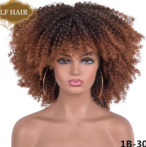 JONRENAU AFRO KAKÜLLÜ FİBER SENTETİK PERUK