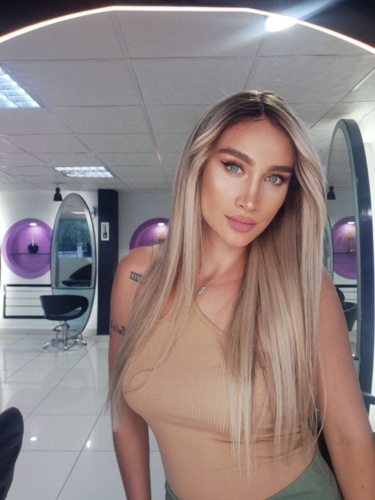 WENDY ICE DIAMOND SARIŞIN DANTEL PERUK ÜNİTESİ
