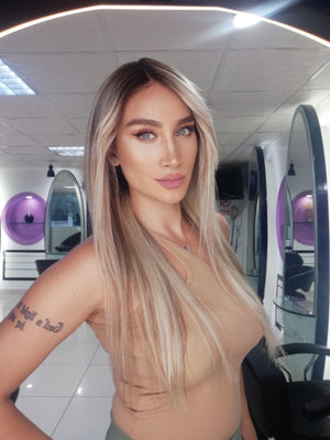 WENDY ICE DIAMOND SARIŞIN DANTEL PERUK ÜNİTESİ