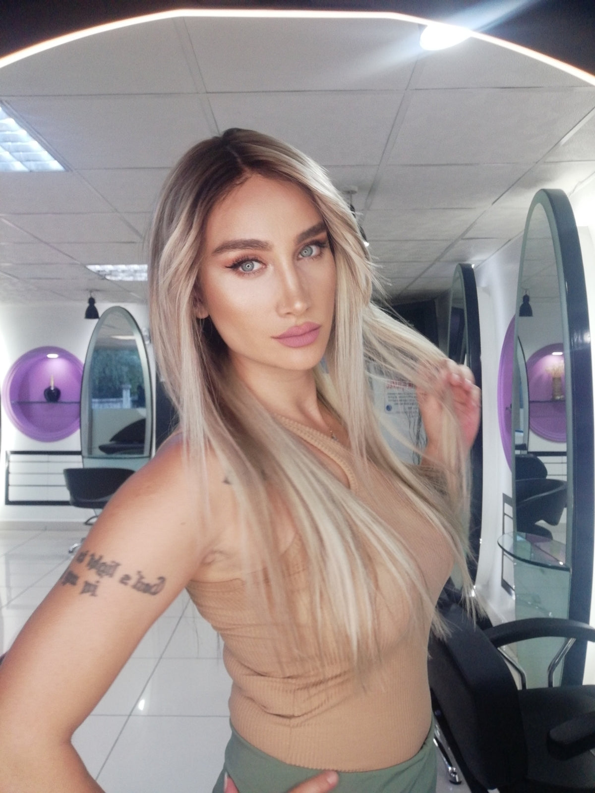 WENDY ICE DIAMOND SARIŞIN DANTEL PERUK ÜNİTESİ
