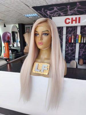 GLAM ROSE BUZ SARIŞIN DİP RÖFLELİ DANTEL PERUK ÜNİTESİ