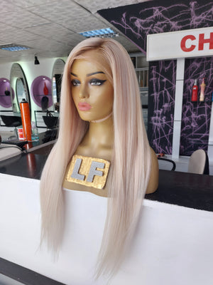 GLAM ROSE BUZ SARIŞIN DİP RÖFLELİ DANTEL PERUK ÜNİTESİ