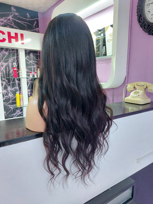 ERIKA KOYU KAHVE DANTEL PERUK ÜNİTESİ