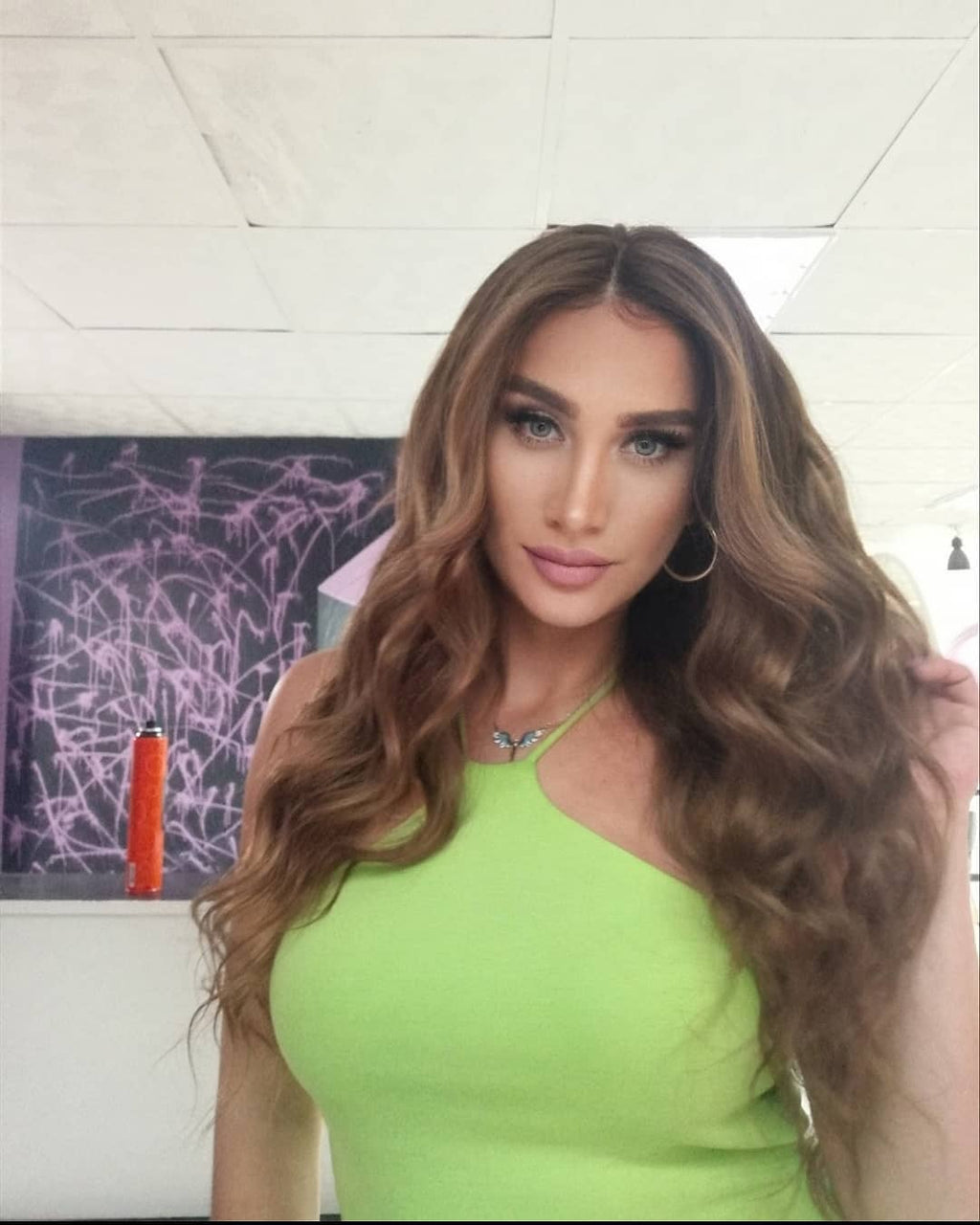 DESIREE KARAMEL KUMRAL DANTEL PERUK ÜNİTESİ