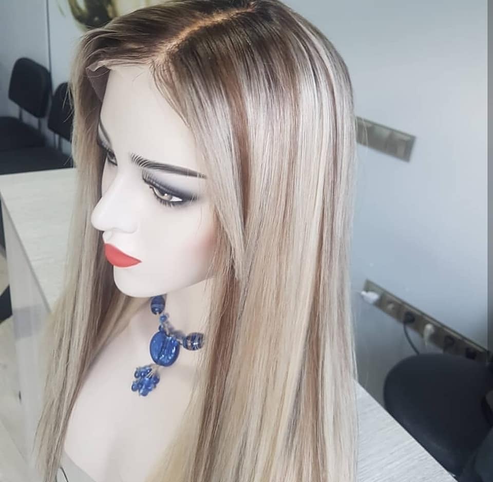 WENDY ICE DIAMOND SARIŞIN DANTEL PERUK ÜNİTESİ