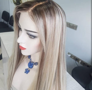 WENDY ICE DIAMOND SARIŞIN DANTEL PERUK ÜNİTESİ