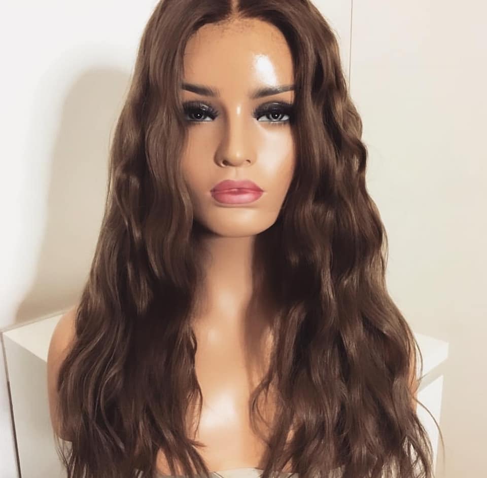GRETA KUMRAL KAHVERENGİ DANTEL PERUK ÜNİTESİ