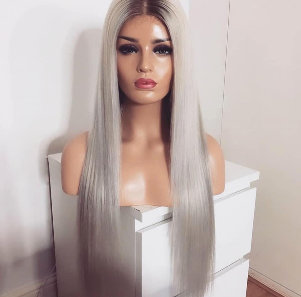 GEMMA AÇIK GRİ DANTEL PERUK ÜNİTESİ