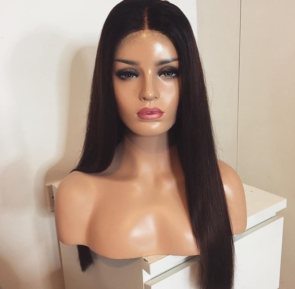 FLORA KOYU KAHVVE DANTEL PERUK ÜNİTESİ