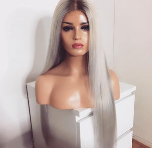 GEMMA AÇIK GRİ DANTEL PERUK ÜNİTESİ