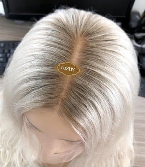 SNOW WHITE BUZ SARIŞIN DANTEL PERUK ÜNİTESİ