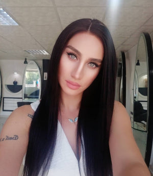 ANABELLA SİYAH DANTEL PERUK ÜNİTESİ