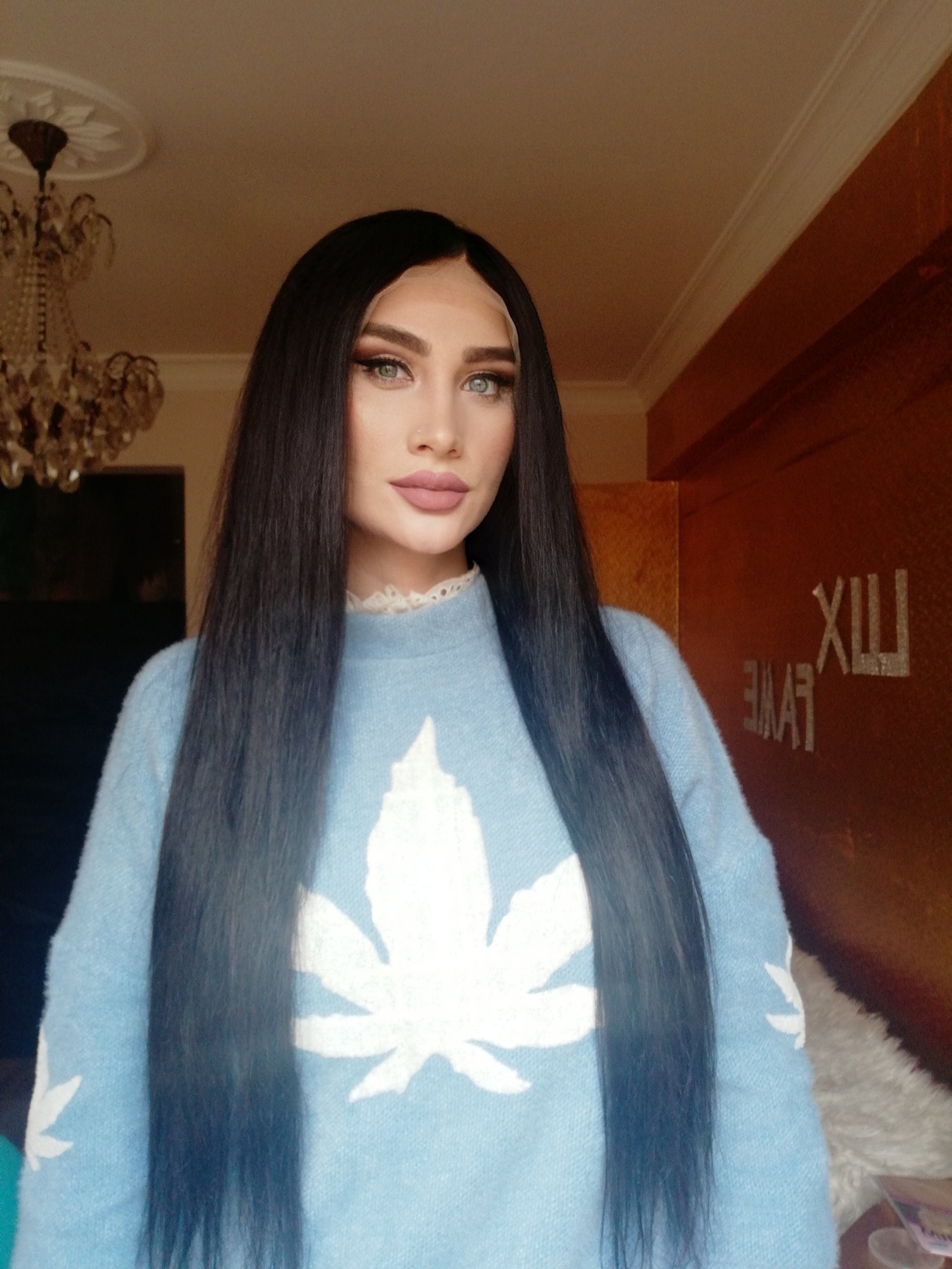 ANABELLA JET SİYAH DANTEL PERUK ÜNİTESİ ü