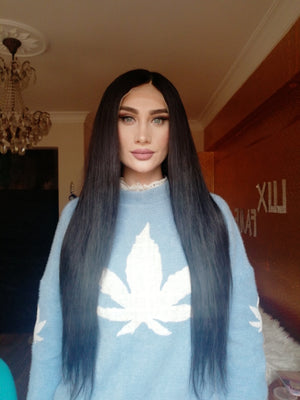 ANABELLA JET SİYAH DANTEL PERUK ÜNİTESİ ü